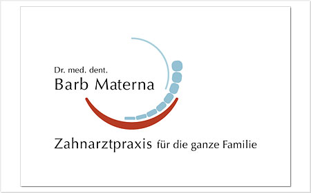 <span style="font-weight: bold">Logo für die Zahnarztpraxis Dr. med. Materna</span><br />&nbsp;<br />&nbsp;